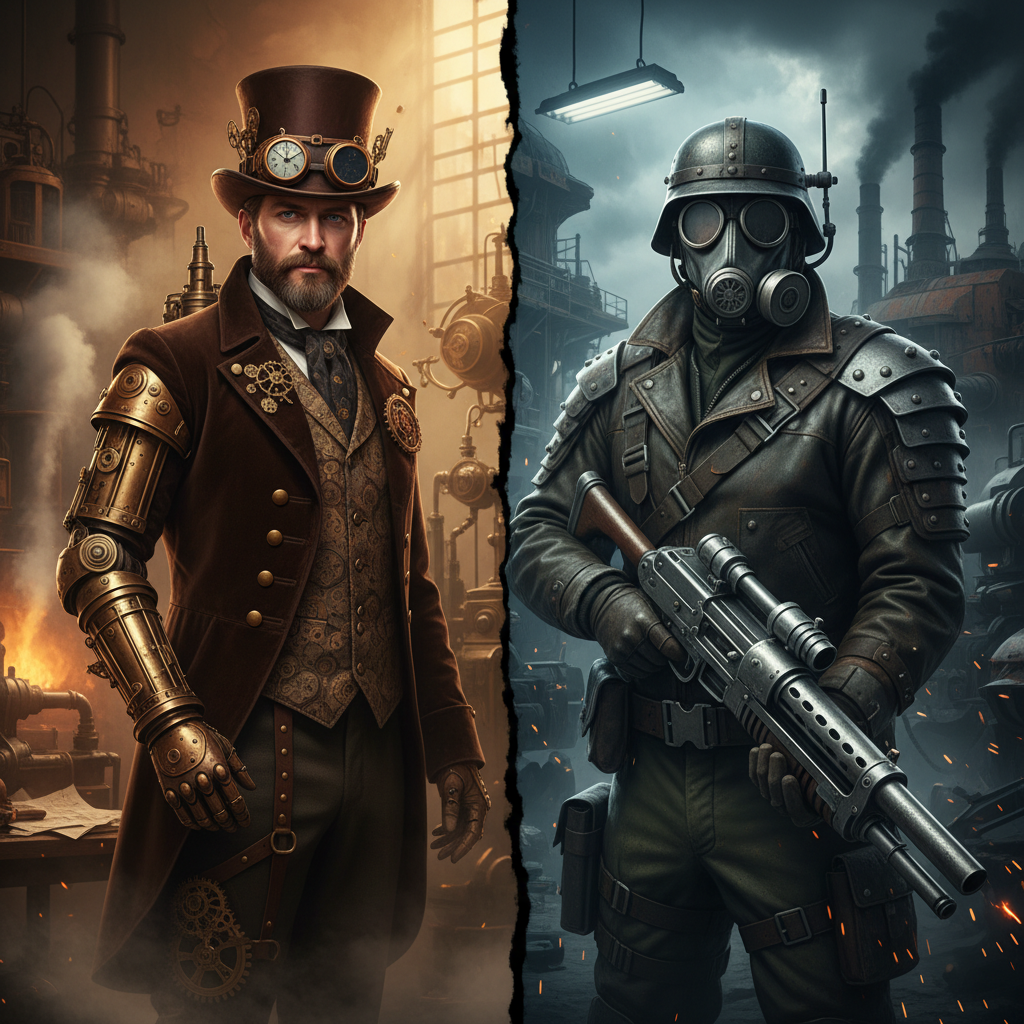 Steampunk vs Dieselpunk : Guide Complet des Styles Rétrofuturistes