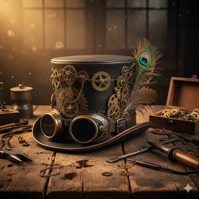 Chapeaux de Forme Steampunk et Retropunk : Le Guide Ultime pour Choisir, Porter et Personnaliser votre Couvre-Chef Victorien