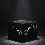 Ensemble Bijoux Squelette Gothique