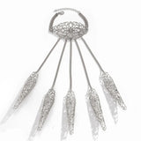 Protège-Ongles Gothiques Dentelle Noire avec Bracelet - Finger Armor Victorien