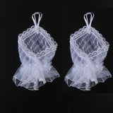 Gants Mitaines Dentelle Noire Romantique