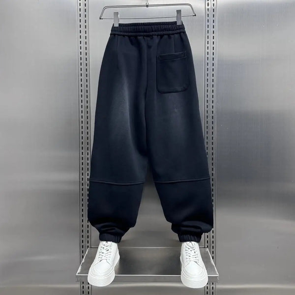 Pantalon Cargo Parachute Noir Ultra Large