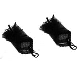 Gants Mitaines Dentelle Noire Romantique