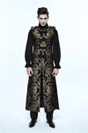 Gilet Long Gothique Homme Brocart - Style Steampunk Victorian