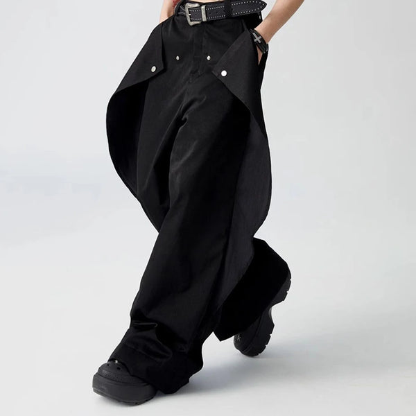 Pantalon Baggy Déstructuré - Black Grunge