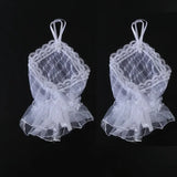 Gants Mitaines Dentelle Noire Romantique