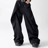 Pantalon Baggy Déstructuré - Black Grunge