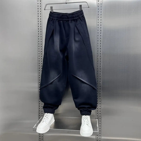 Pantalon Cargo Parachute Noir Ultra Large