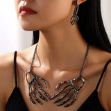 Ensemble Bijoux Squelette Gothique