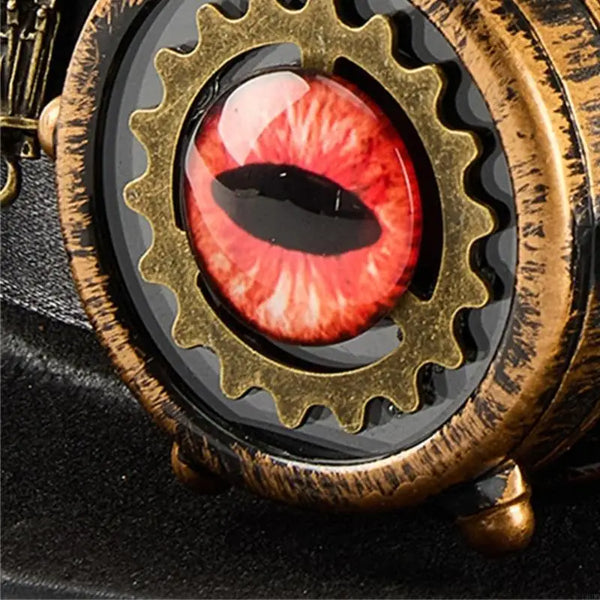 double lunettes steampunk, œil de cyclope, chapeau ingénieur rétro, accessoires steampunk, crânes steampunk, haut de forme noir