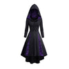 Robe Gothique Capuche Skull Violet - Witch Style | Retro Punk